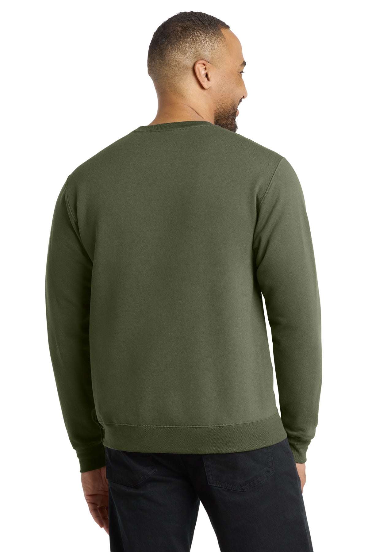 Port & Co Core Fleece Crewneck Sweatshirt - Olive Drab Green