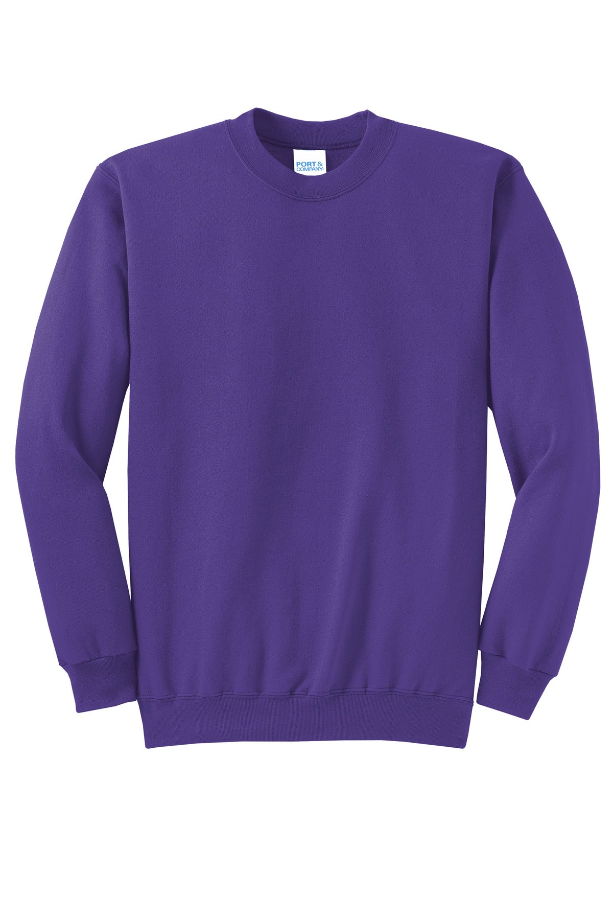 Port & Co Core Fleece Crewneck Sweatshirt - Purple