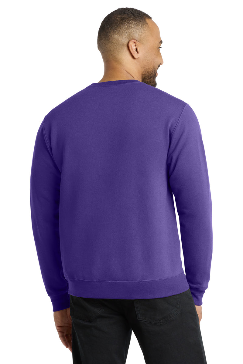 Port & Co Core Fleece Crewneck Sweatshirt - Purple