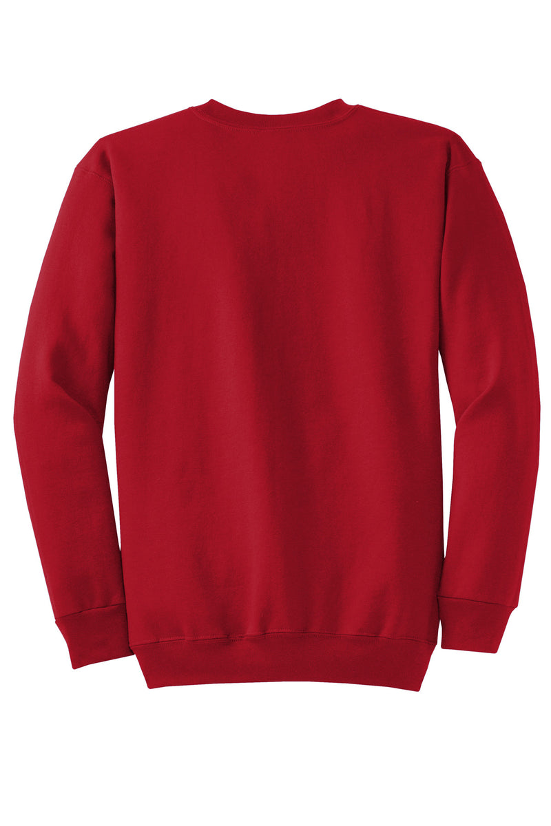 Port & Co Core Fleece Crewneck Sweatshirt - Red