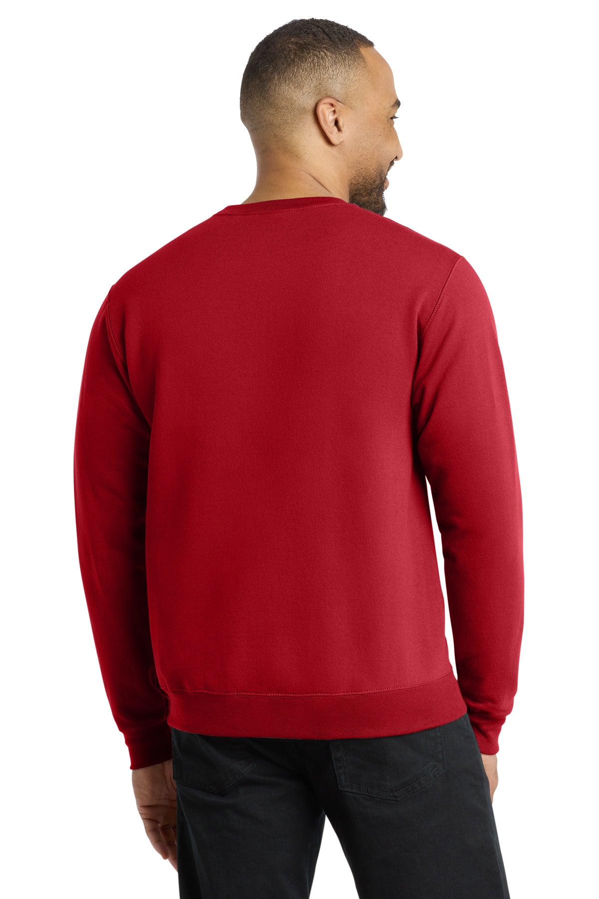 Port & Co Core Fleece Crewneck Sweatshirt - Red