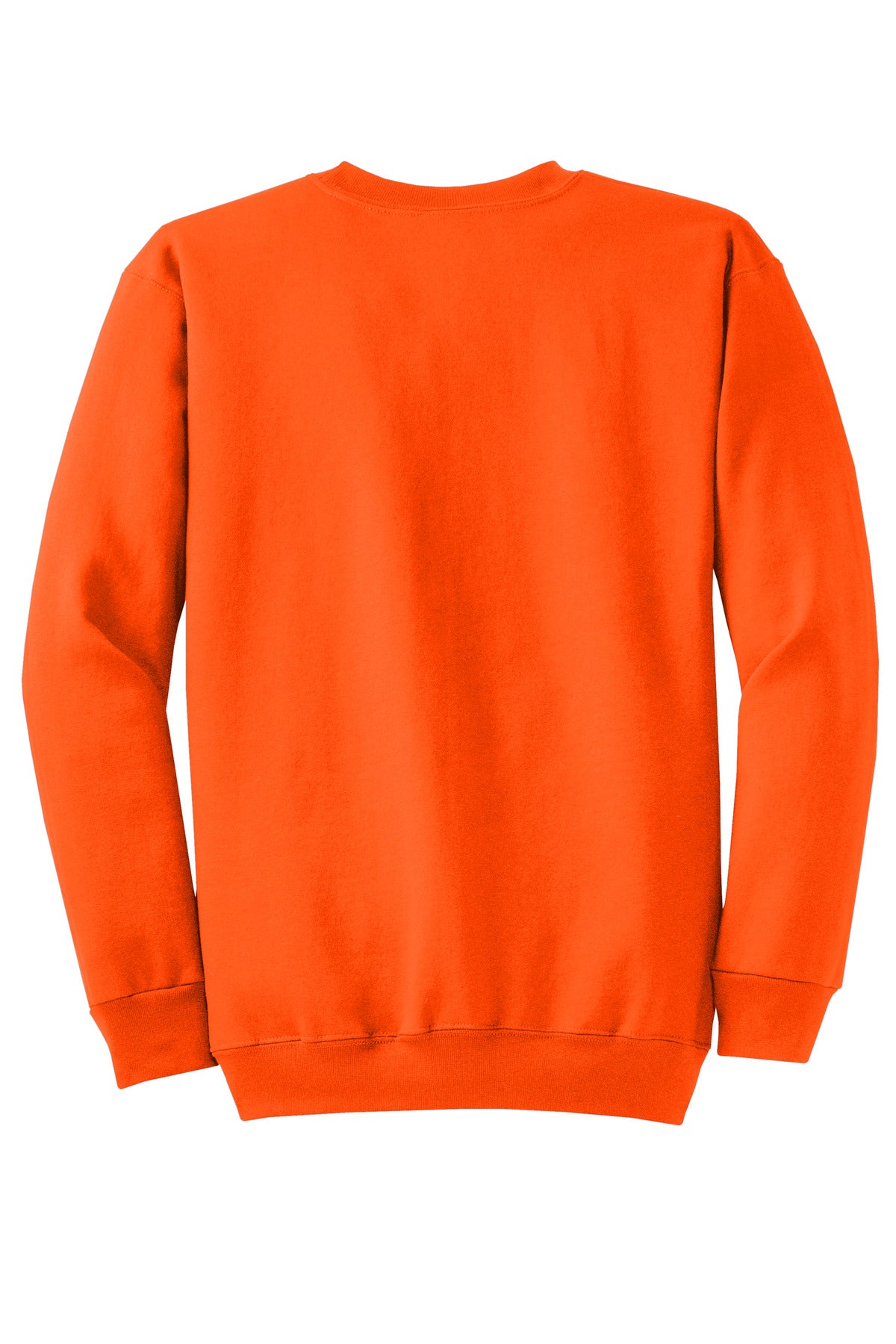Port & Co Core Fleece Crewneck Sweatshirt - S. Orange