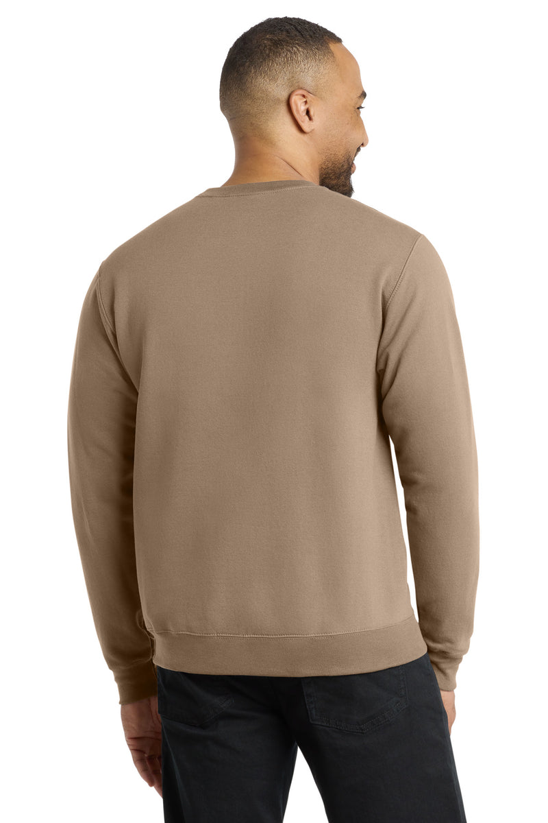 Port & Co Core Fleece Crewneck Sweatshirt - Sand