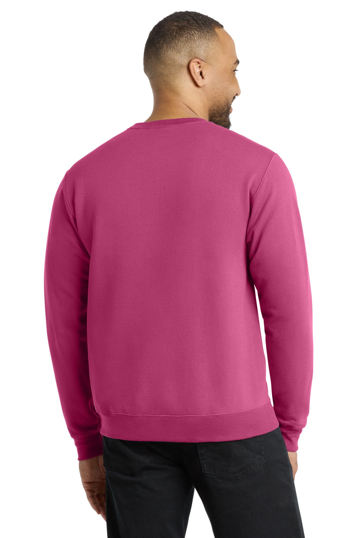 Port & Co Core Fleece Crewneck Sweatshirt - Sangria
