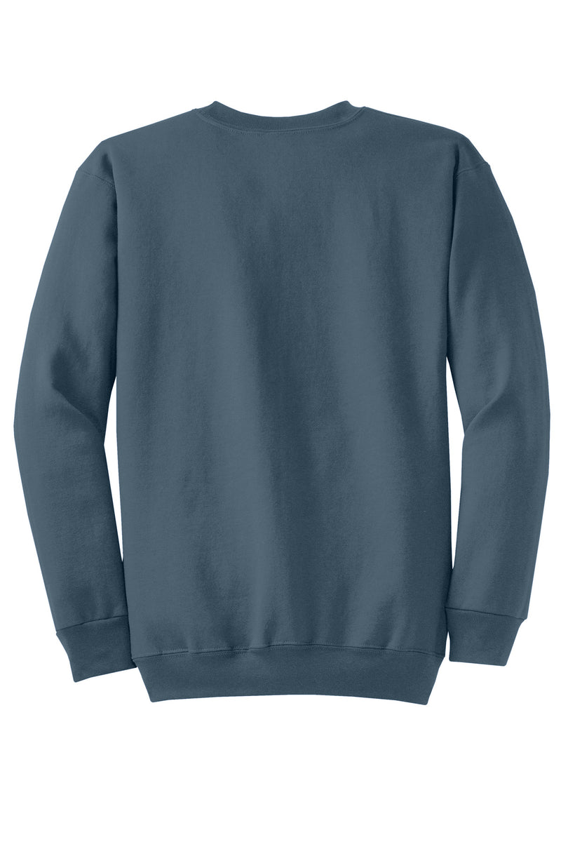 Port & Co Core Fleece Crewneck Sweatshirt - Steel Blue