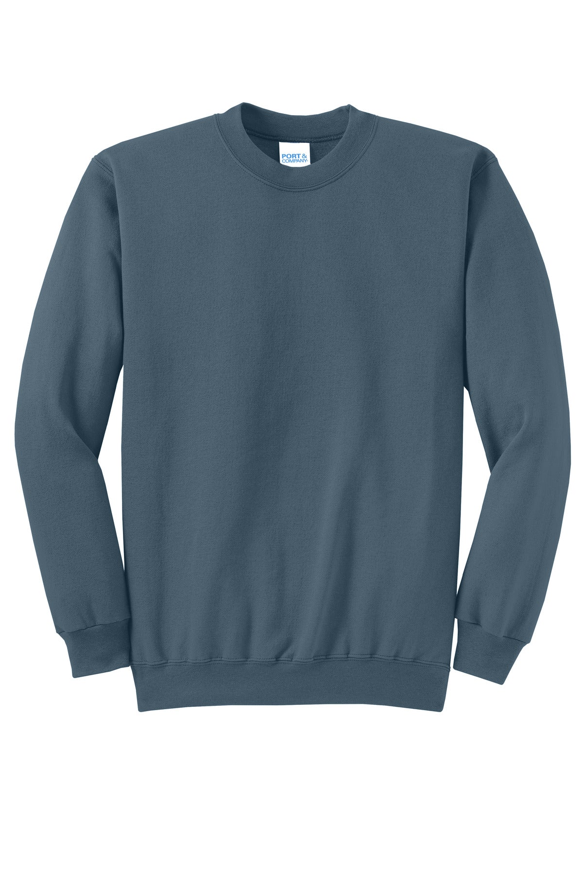 Port & Co Core Fleece Crewneck Sweatshirt - Steel Blue