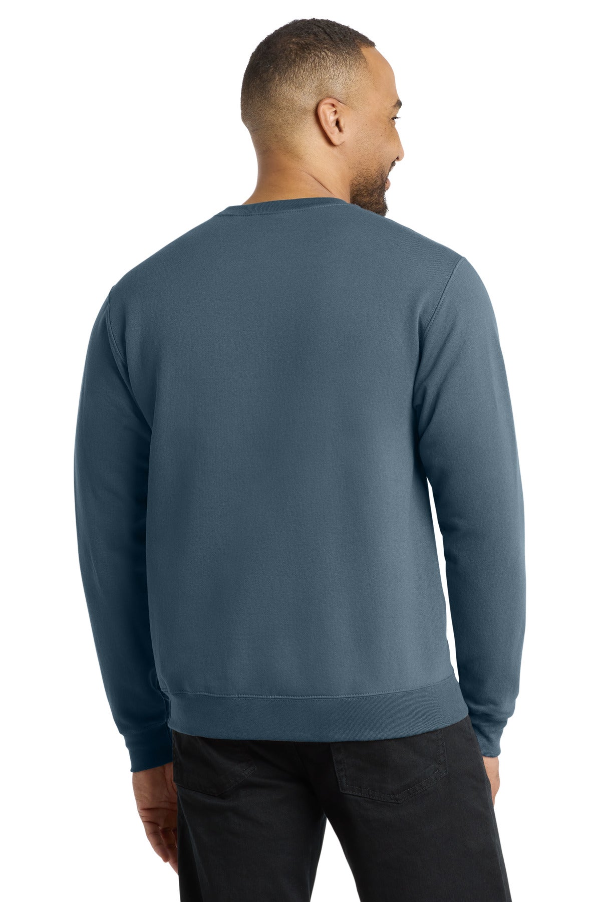 Port & Co Core Fleece Crewneck Sweatshirt - Steel Blue