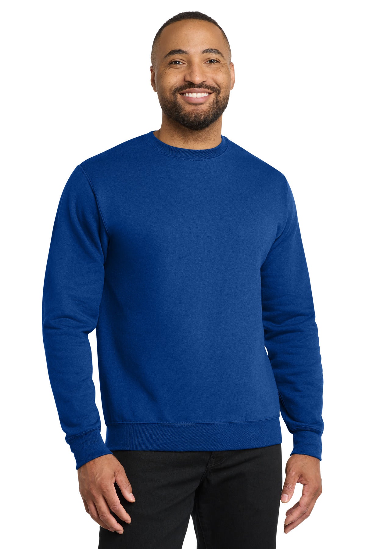 Port & Co Core Fleece Crewneck Sweatshirt - True Royal