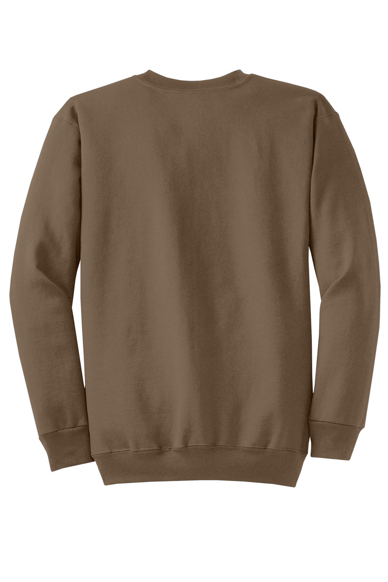Port & Co Core Fleece Crewneck Sweatshirt - Woodland Brown