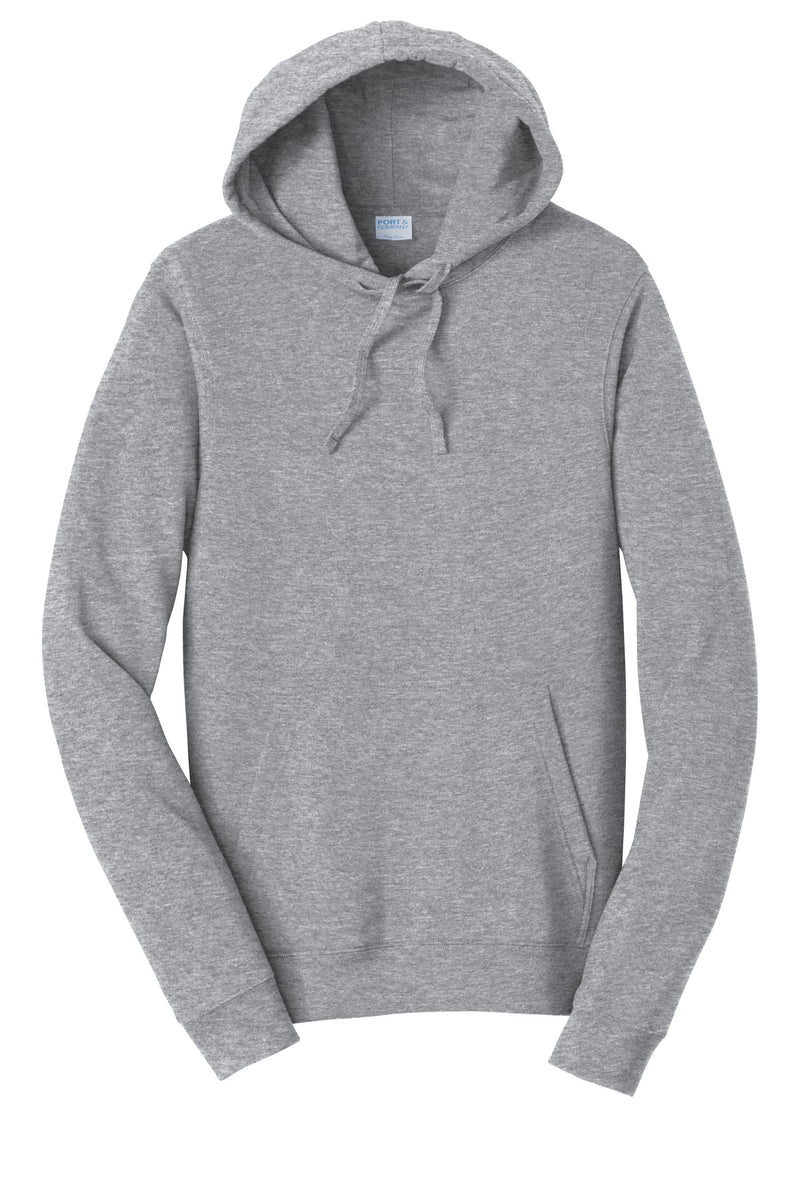 Port & Co Fan Favorite Fleece Pullover Hooded Sweatshirt - Athletic Heather