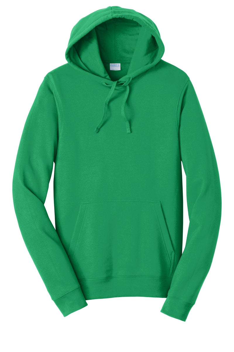 Port & Co Fan Favorite Fleece Pullover Hooded Sweatshirt - Athletic Kelly