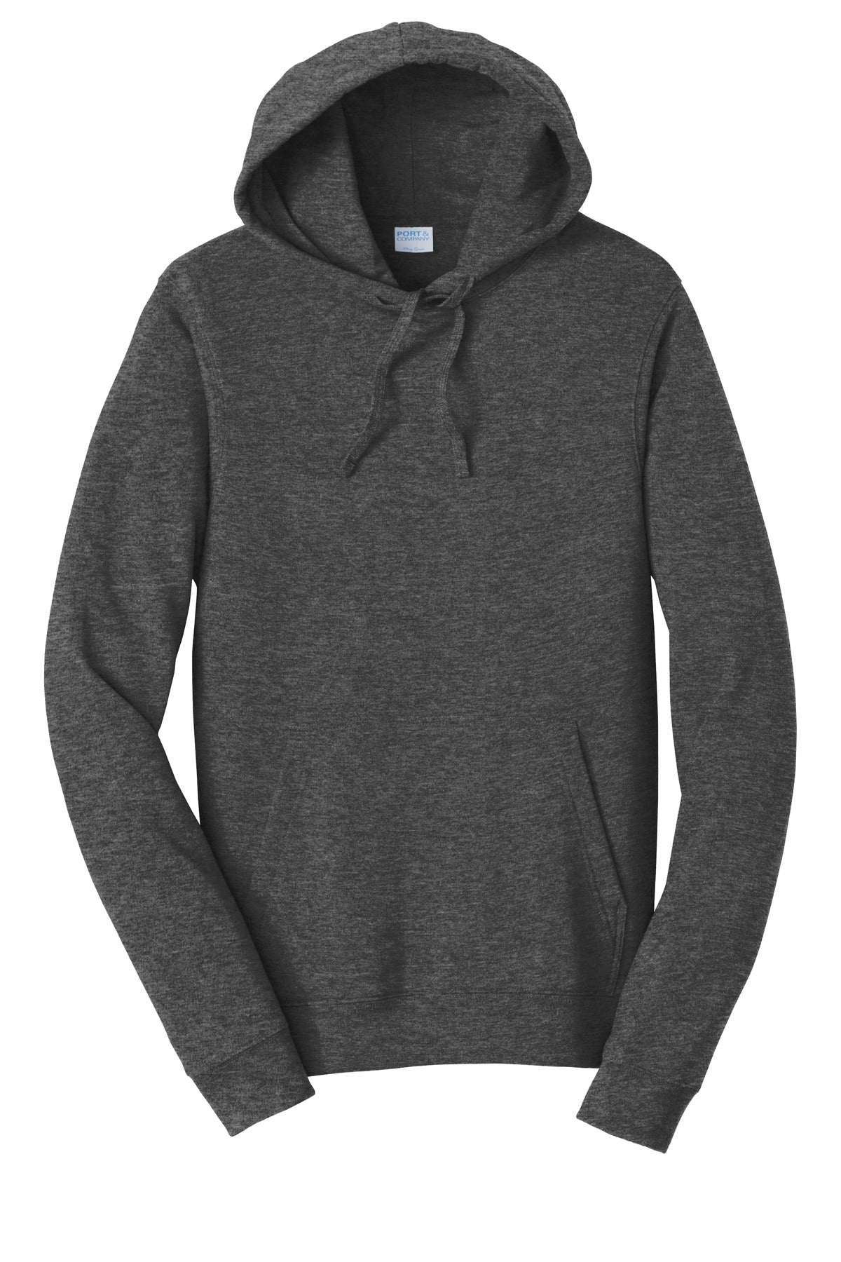 Port & Co Fan Favorite Fleece Pullover Hooded Sweatshirt - Dark Heather Grey