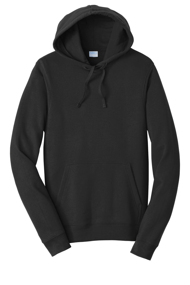 Port & Co Fan Favorite Fleece Pullover Hooded Sweatshirt - Jet Black