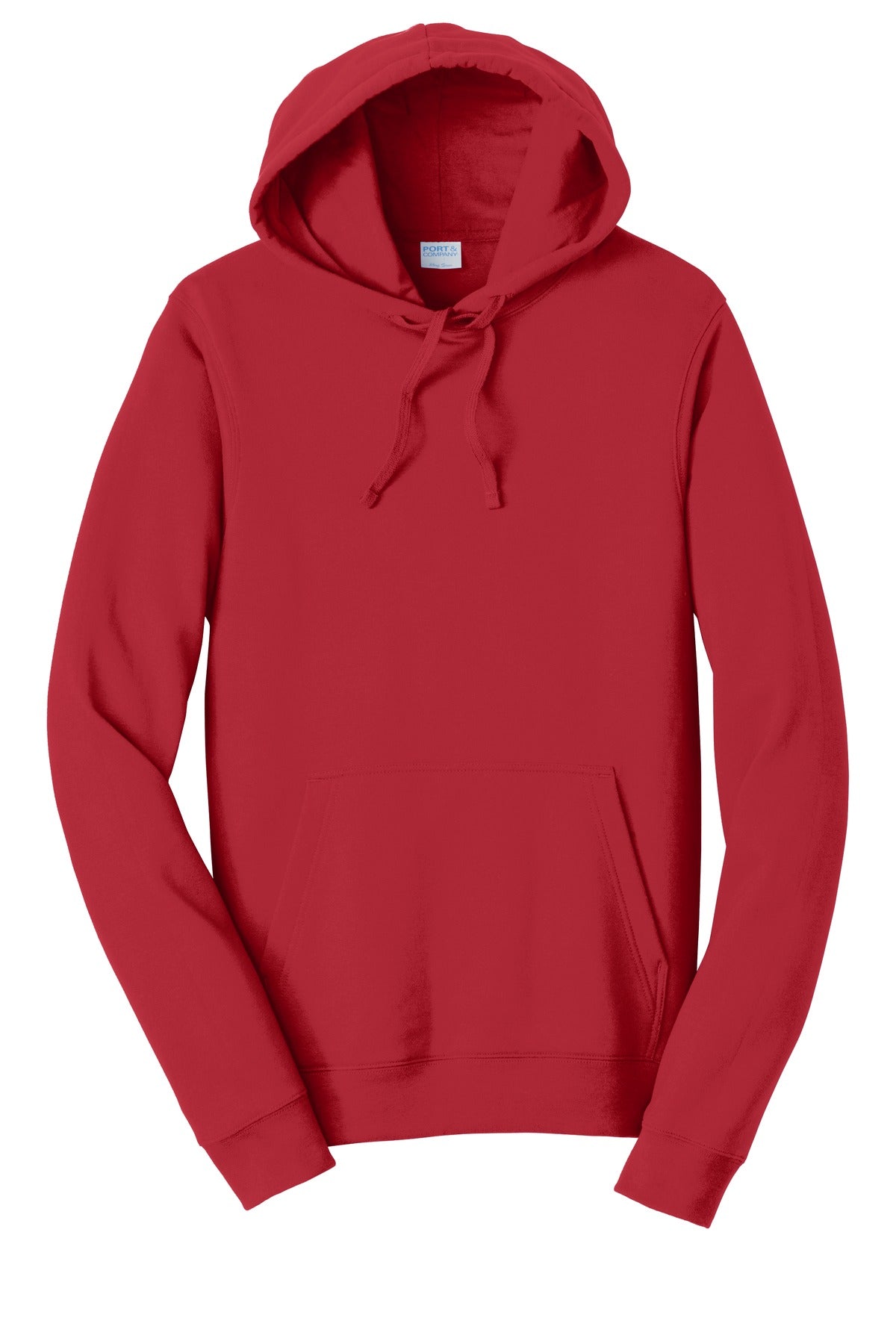 Port & Co Fan Favorite Fleece Pullover Hooded Sweatshirt - Team Cardinal