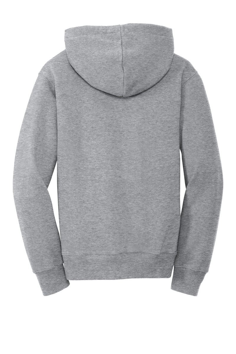 Port & Co Youth Fan Favorite Fleece Pullover Hooded Sweatshirt - Athletic Heather