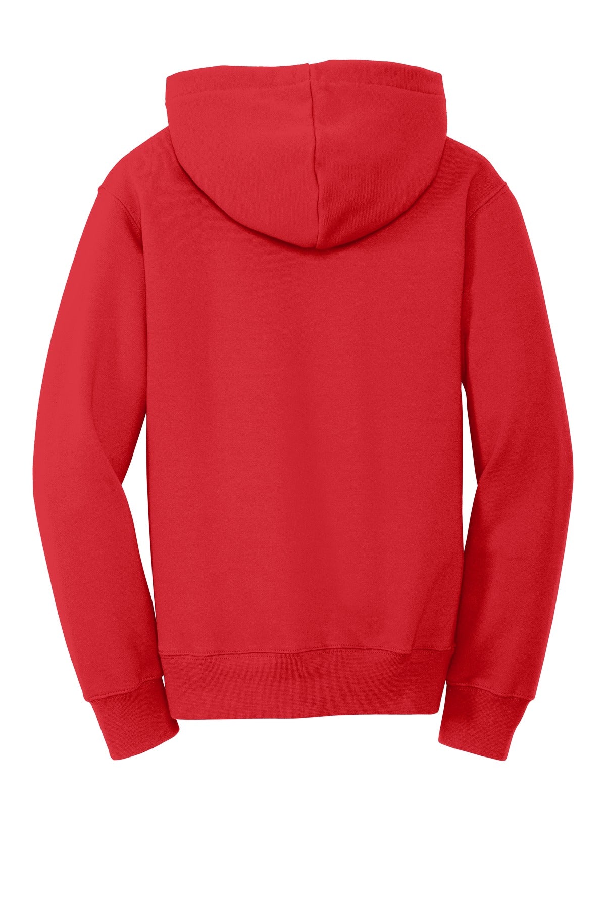 Port & Co Youth Fan Favorite Fleece Pullover Hooded Sweatshirt - Bright Red