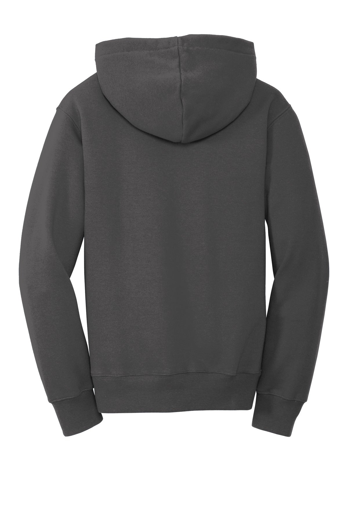 Port & Co Youth Fan Favorite Fleece Pullover Hooded Sweatshirt - Charcoal