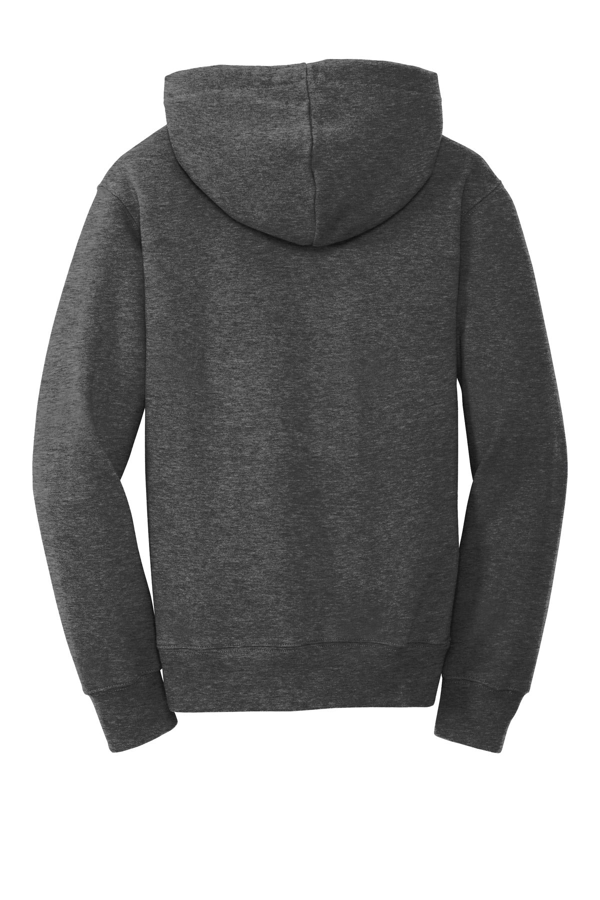Port & Co Youth Fan Favorite Fleece Pullover Hooded Sweatshirt - Dark Heather Grey