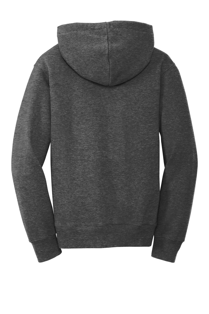 Port & Co Youth Fan Favorite Fleece Pullover Hooded Sweatshirt - Dark Heather Grey
