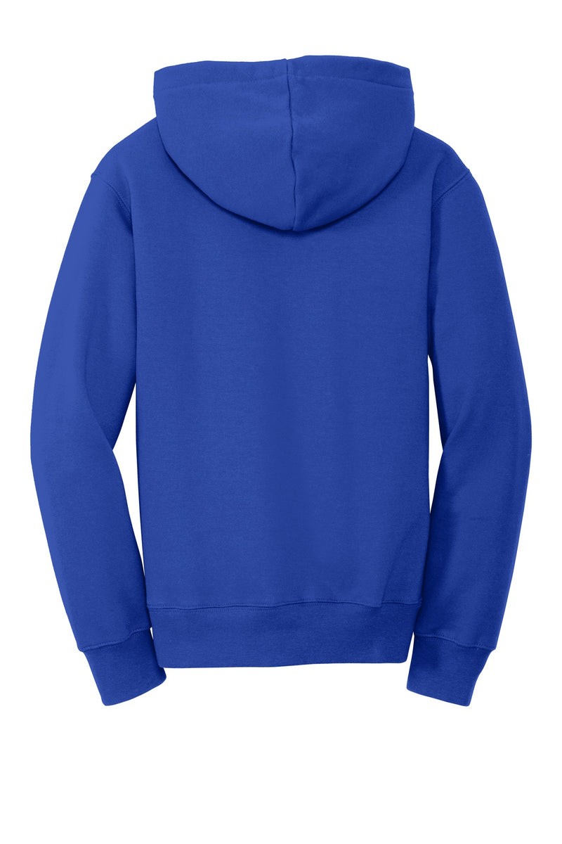 Port & Co Youth Fan Favorite Fleece Pullover Hooded Sweatshirt - True Royal