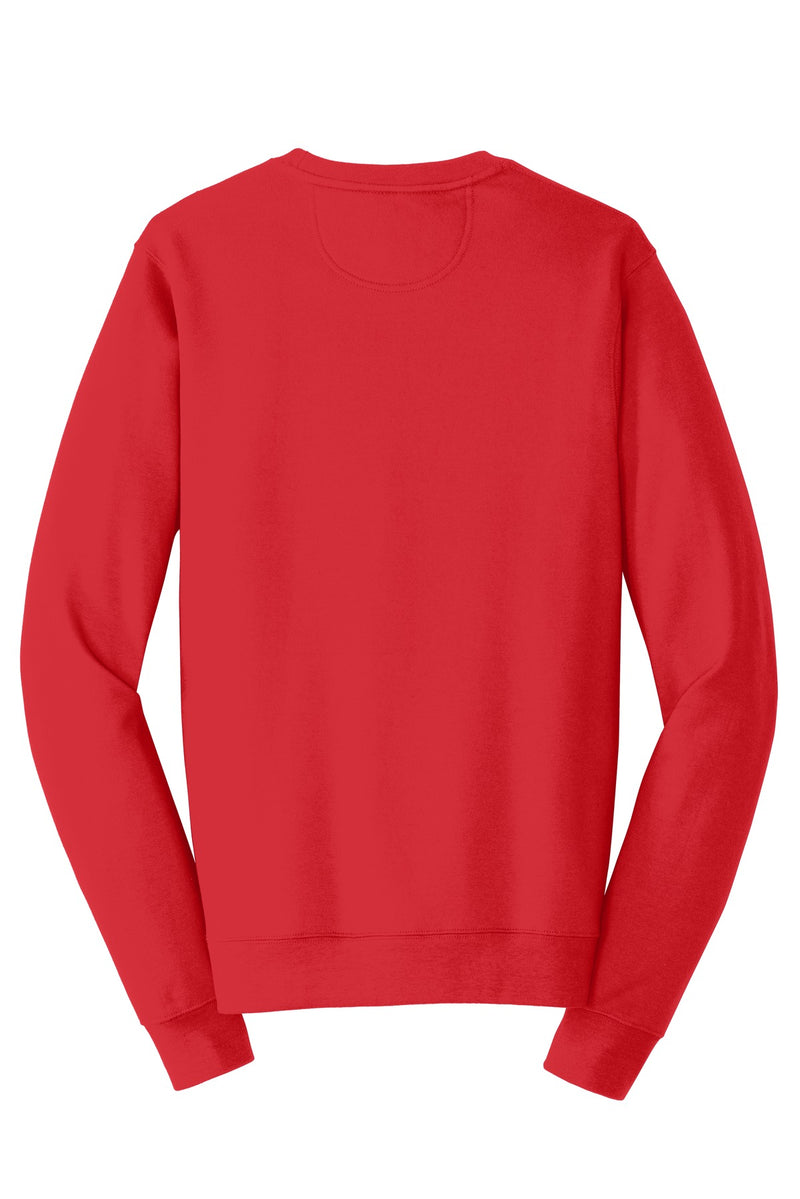 Port & Co Fan Favorite Fleece Crewneck Sweatshirt - Bright Red