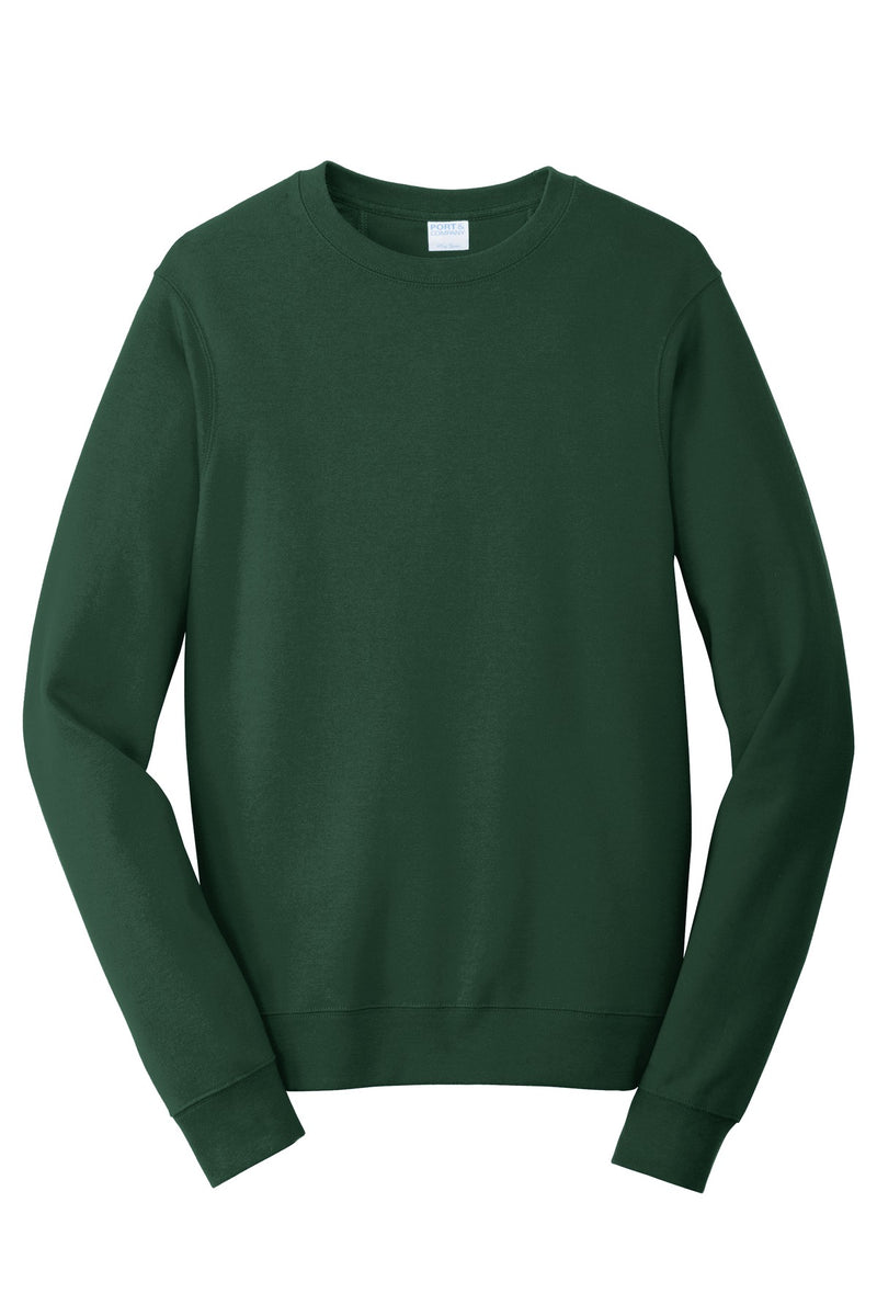 Port & Co Fan Favorite Fleece Crewneck Sweatshirt - Forest Green