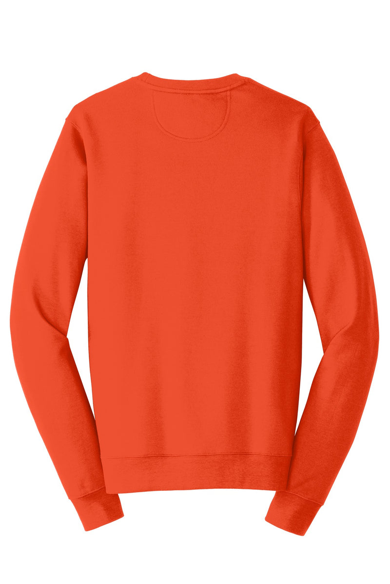 Port & Co Fan Favorite Fleece Crewneck Sweatshirt - Orange