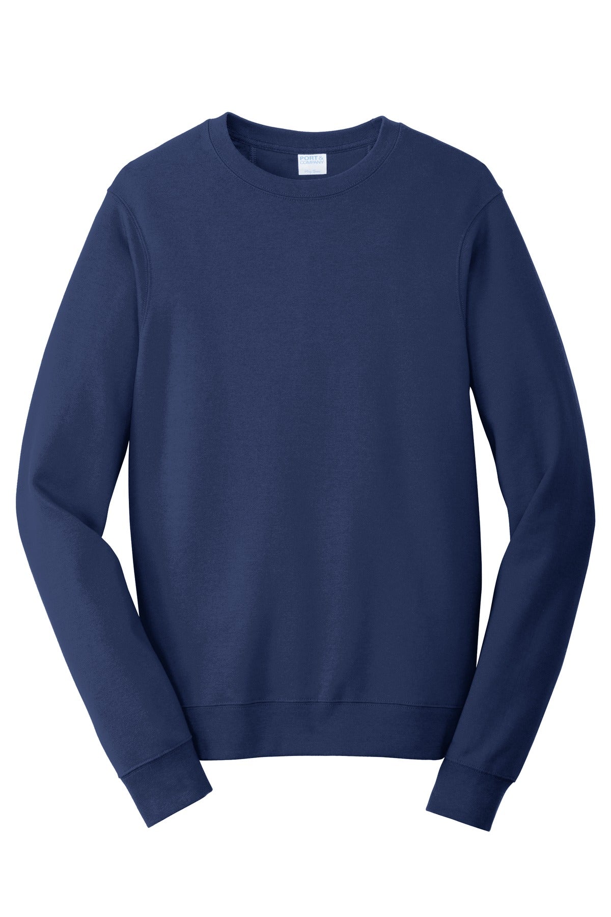 Port & Co Fan Favorite Fleece Crewneck Sweatshirt - Team Navy