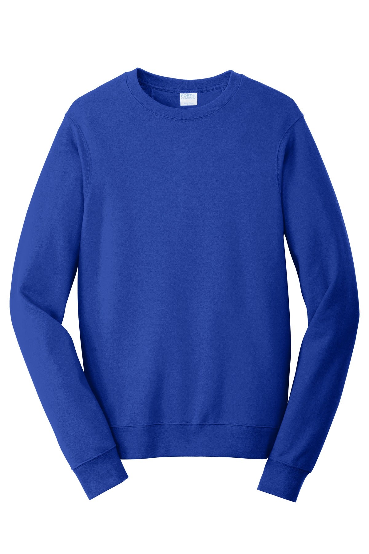 Port & Co Fan Favorite Fleece Crewneck Sweatshirt - True Royal