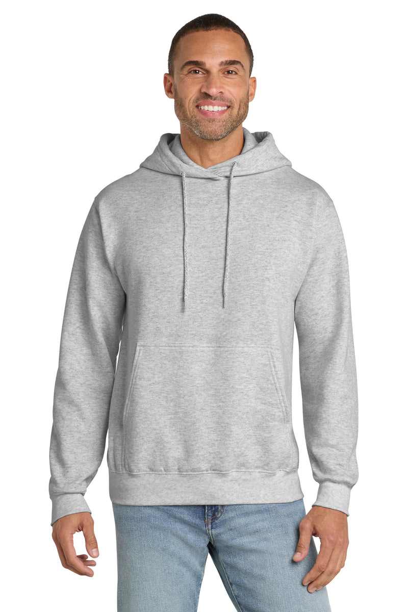 Port & Co Tall Essential Fleece Pullover Hooded Sweatshirt - Ash