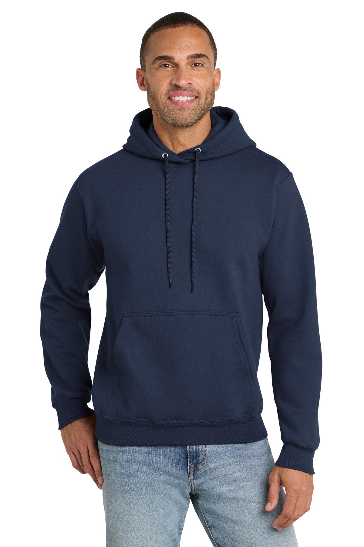 Port & Co Tall Essential Fleece Pullover Hooded Sweatshirt - Navy