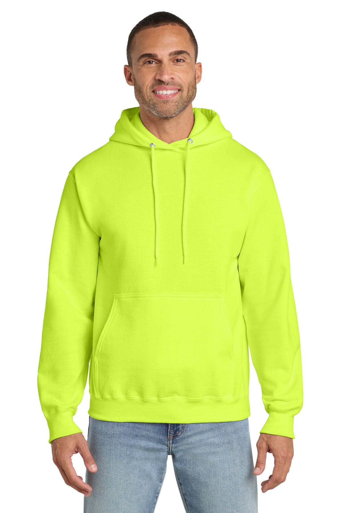 Port & Co Tall Essential Fleece Pullover Hooded Sweatshirt - Safety Green