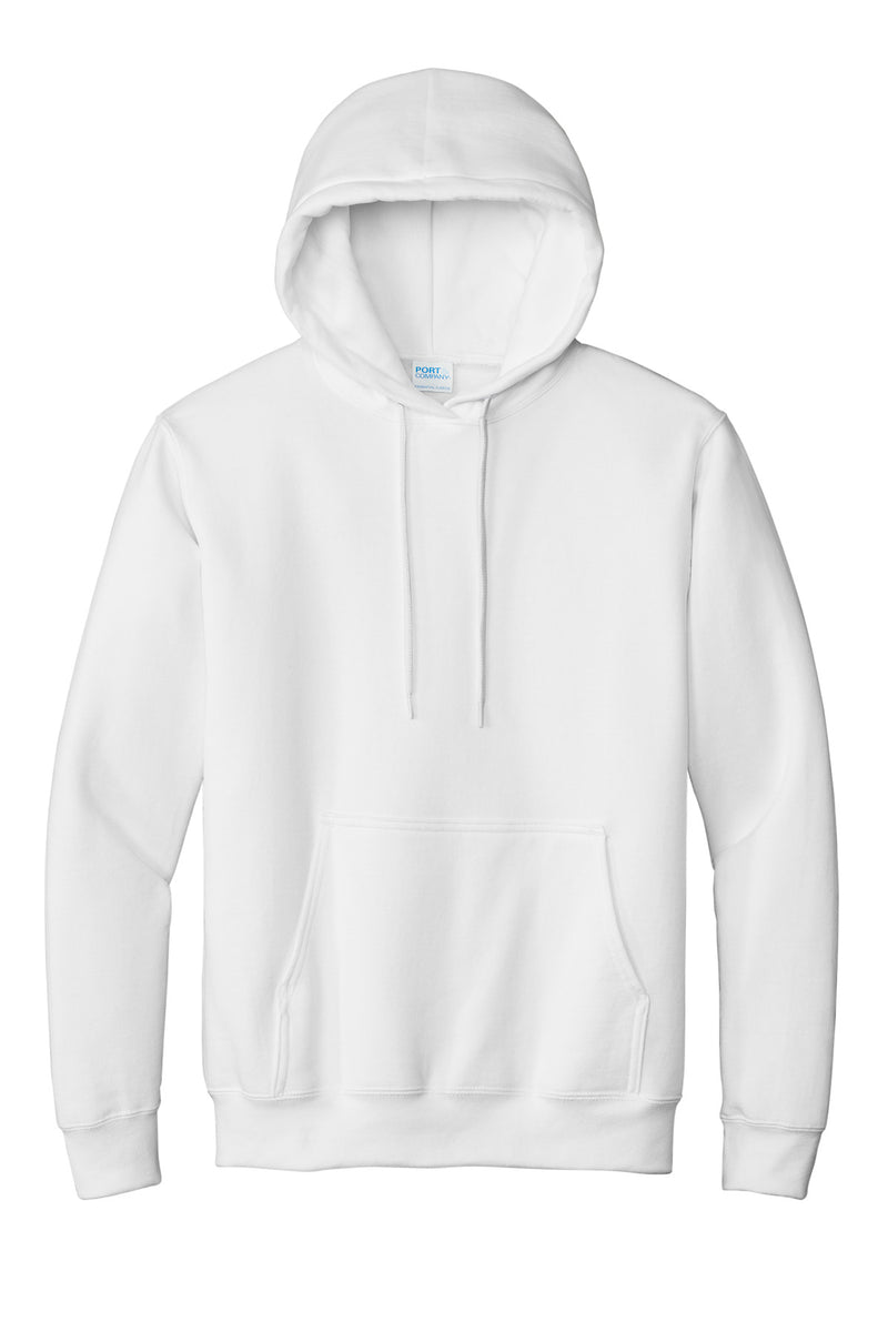 Port & Co Tall Essential Fleece Pullover Hooded Sweatshirt - White