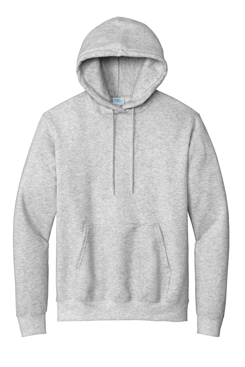 Port & Co Essential Fleece Pullover Hooded Sweatshirt - Ash