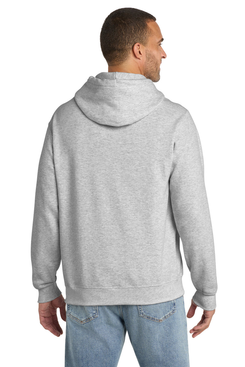 Port & Co Essential Fleece Pullover Hooded Sweatshirt - Ash