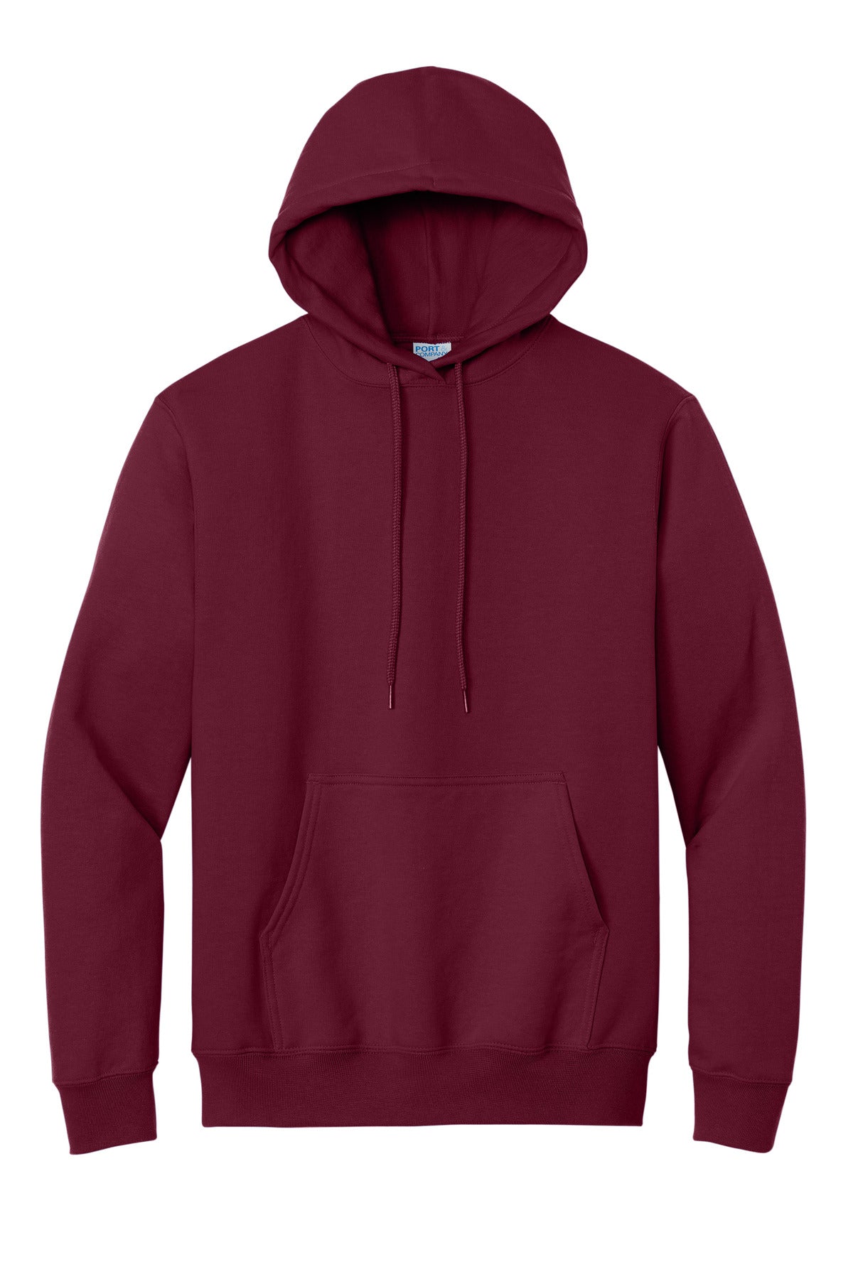 Port & Co Essential Fleece Pullover Hooded Sweatshirt - Cardinal