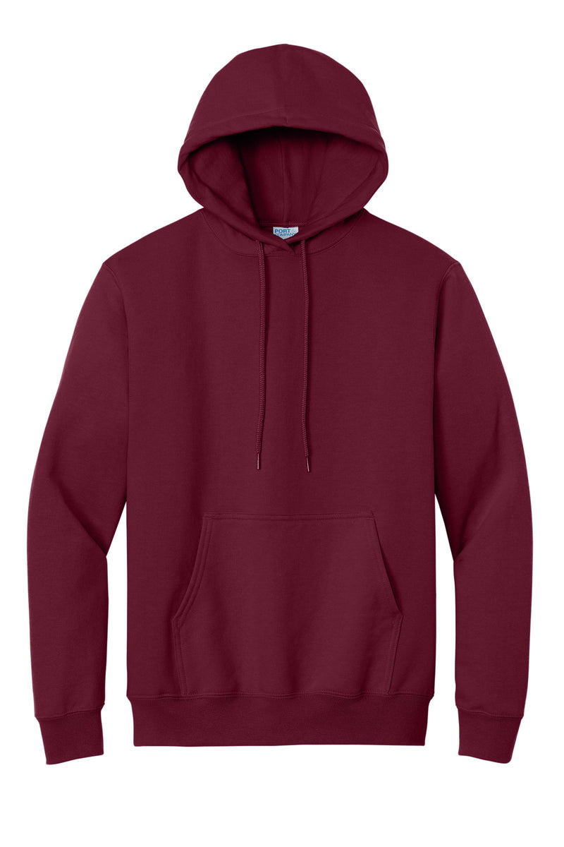 Port & Co Essential Fleece Pullover Hooded Sweatshirt - Cardinal