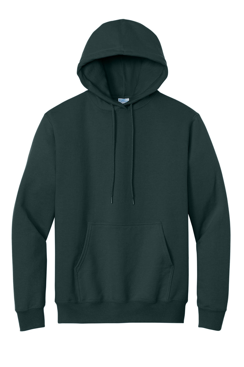 Port & Co Essential Fleece Pullover Hooded Sweatshirt - Dark Green