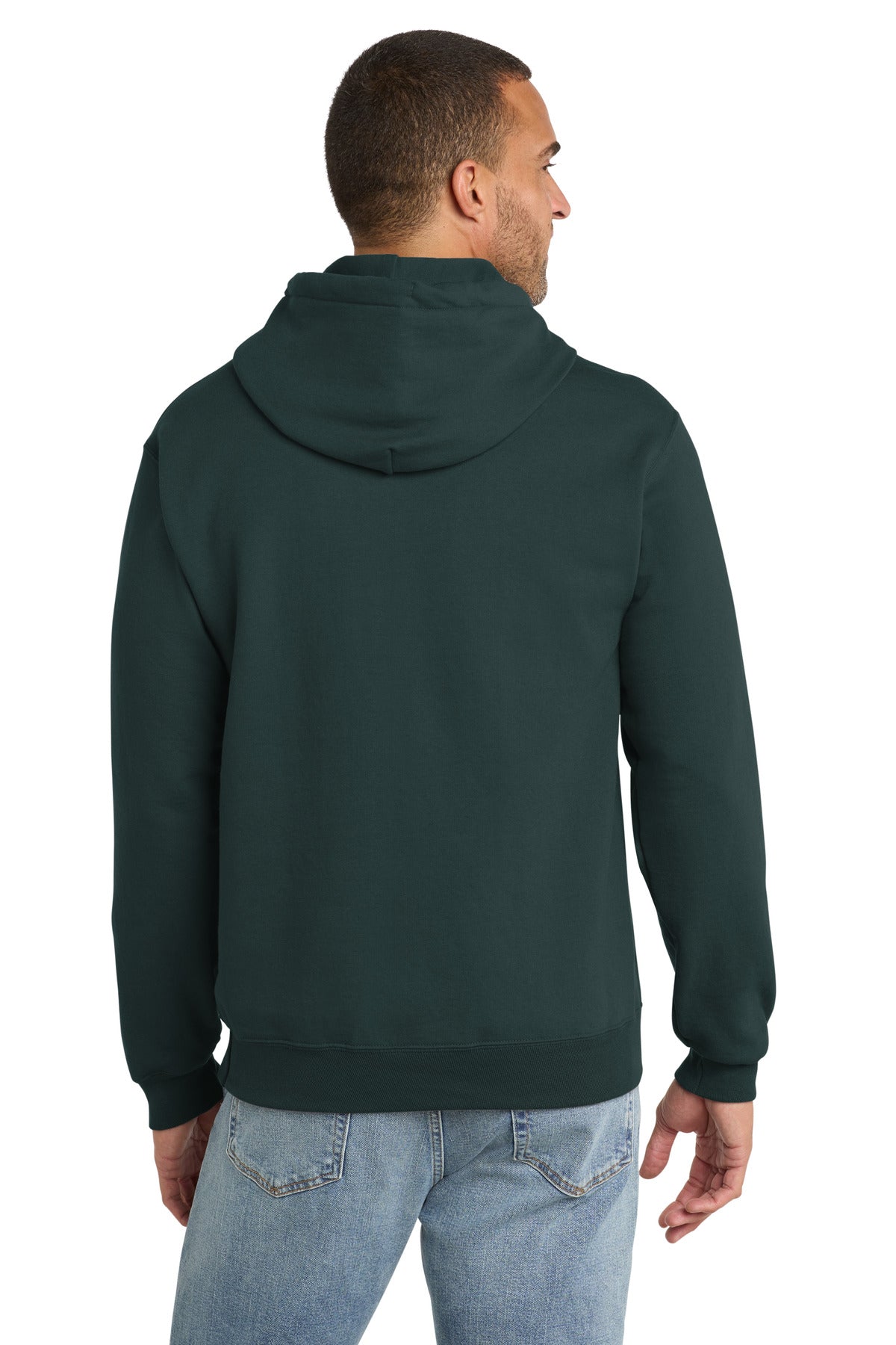 Port & Co Essential Fleece Pullover Hooded Sweatshirt - Dark Green