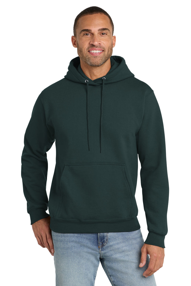 Port & Co Essential Fleece Pullover Hooded Sweatshirt - Dark Green