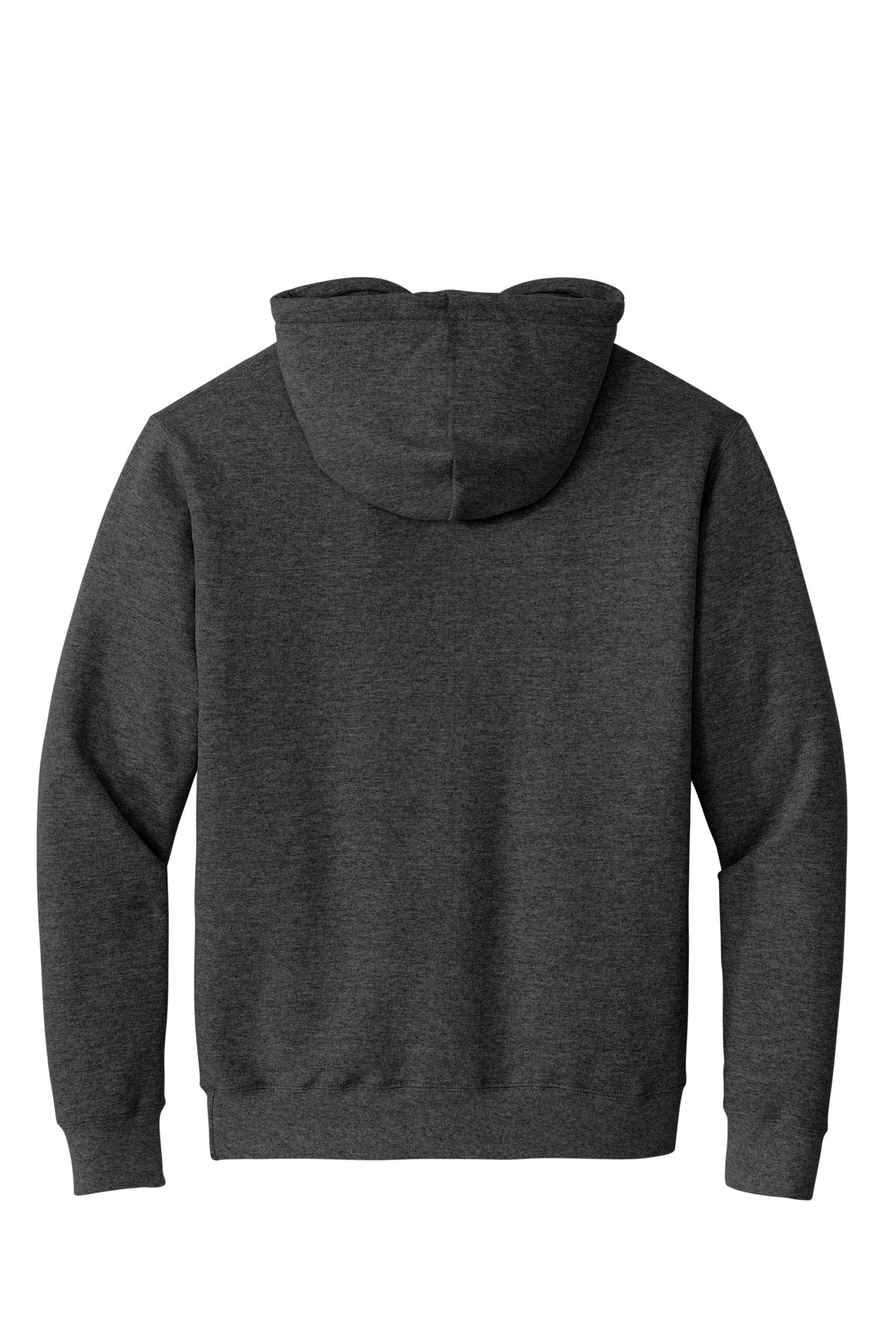 Port & Co Essential Fleece Pullover Hooded Sweatshirt - Dark Heather Grey