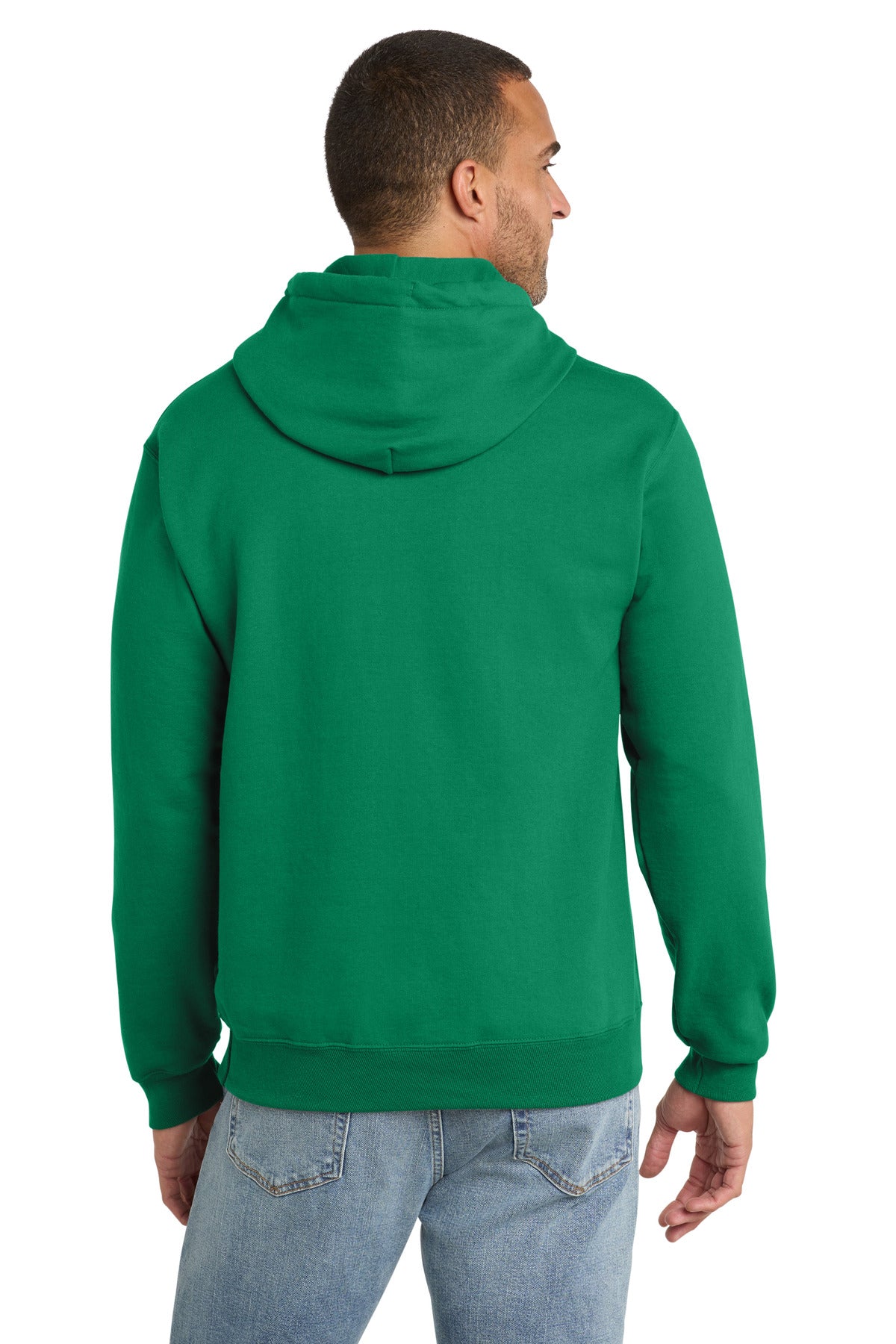 Port & Co Essential Fleece Pullover Hooded Sweatshirt - Kelly Green