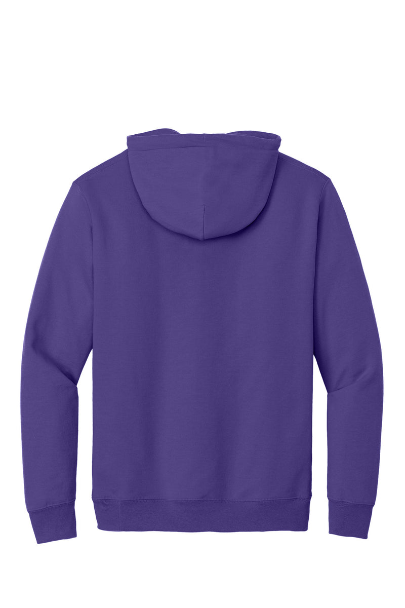 Port & Co Essential Fleece Pullover Hooded Sweatshirt - Purple