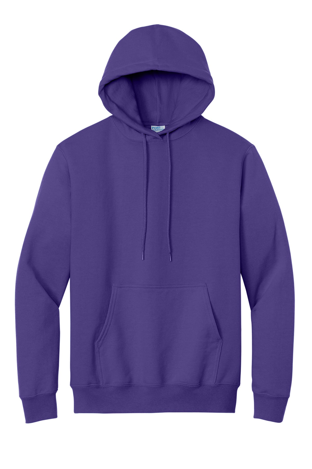 Port & Co Essential Fleece Pullover Hooded Sweatshirt - Purple