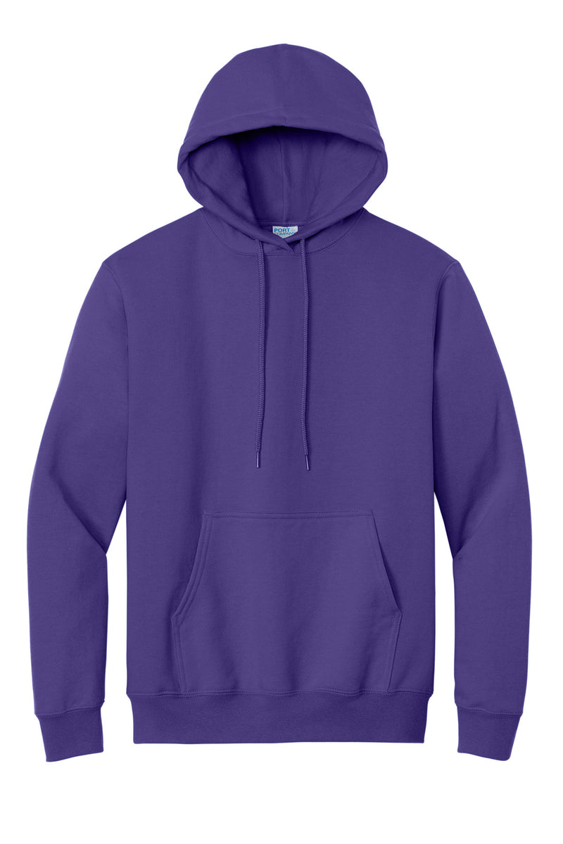 Port & Co Essential Fleece Pullover Hooded Sweatshirt - Purple