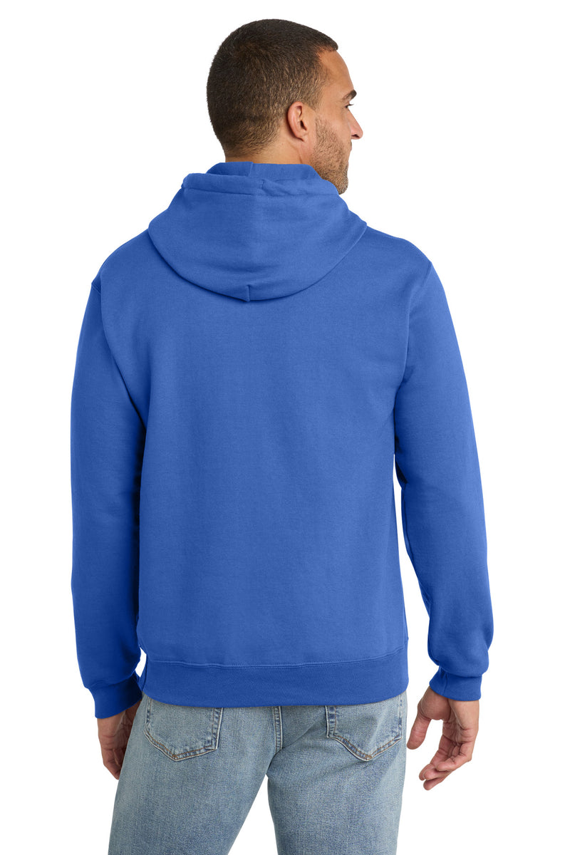 Port & Co Essential Fleece Pullover Hooded Sweatshirt - Royal