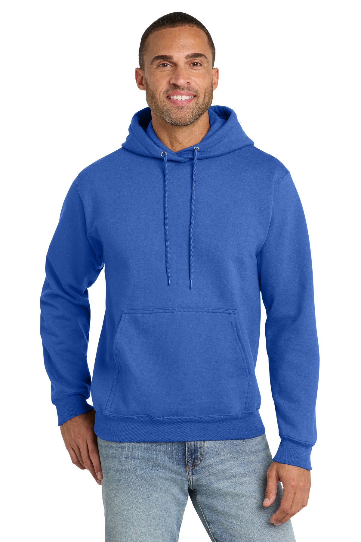 Port & Co Essential Fleece Pullover Hooded Sweatshirt - Royal