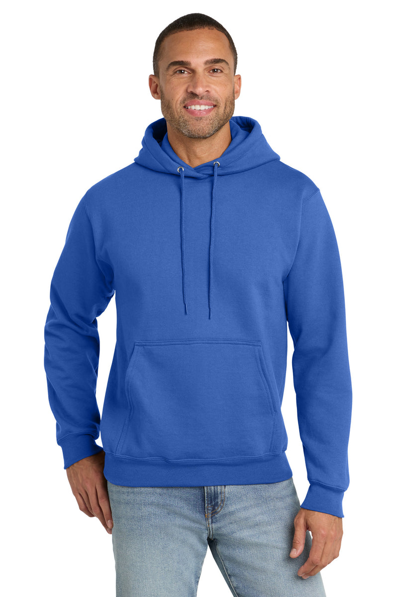 Port & Co Essential Fleece Pullover Hooded Sweatshirt - Royal