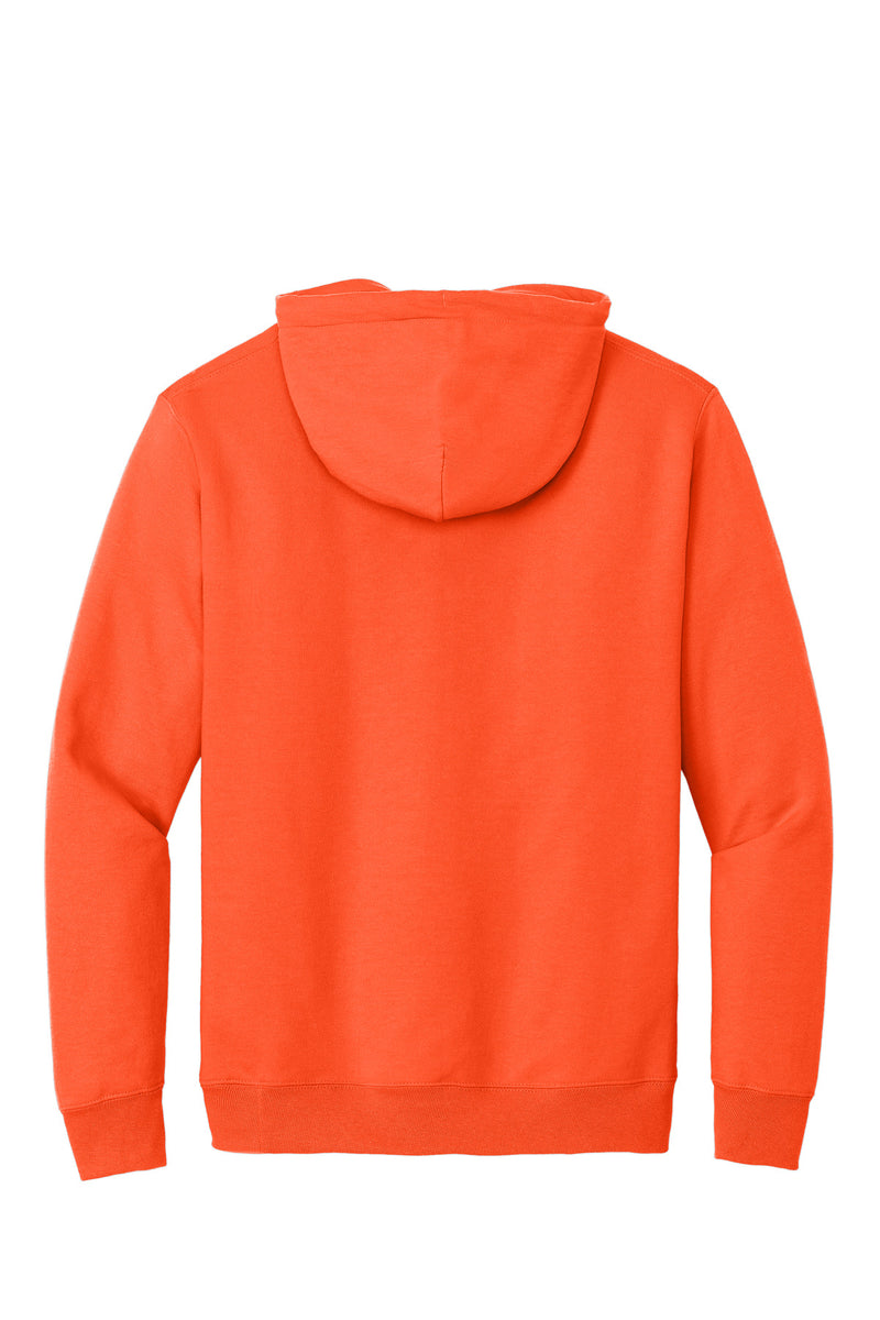 Port & Co Essential Fleece Pullover Hooded Sweatshirt - Safety Orange