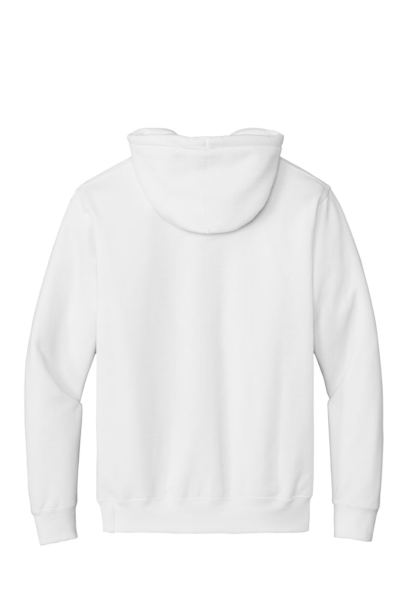 Port & Co Essential Fleece Pullover Hooded Sweatshirt - White